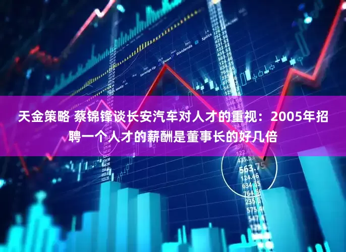 天金策略 蔡锦锋谈长安汽车对人才的重视：2005年招聘一个人才的薪酬是董事长的好几倍